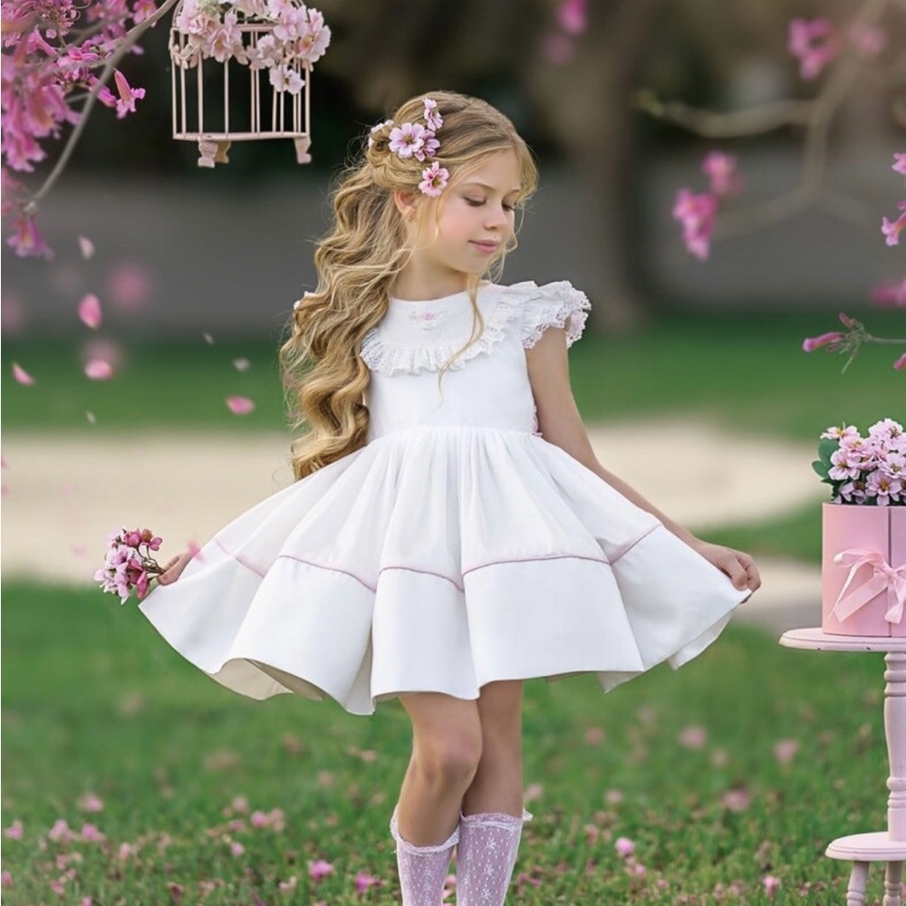 Dollcake Trudy Dress in color White